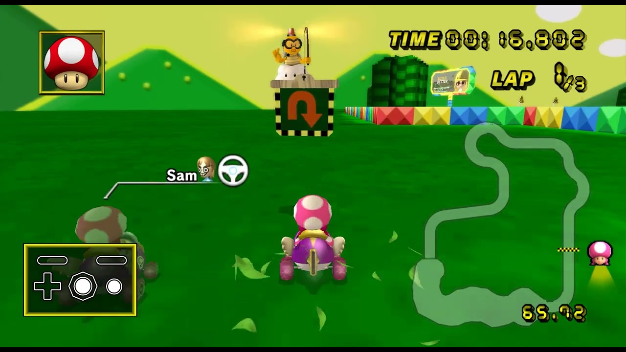 【CTGP 200cc WR】Unfinished Mario Circuit (Glitch) - 43.866 - Harris