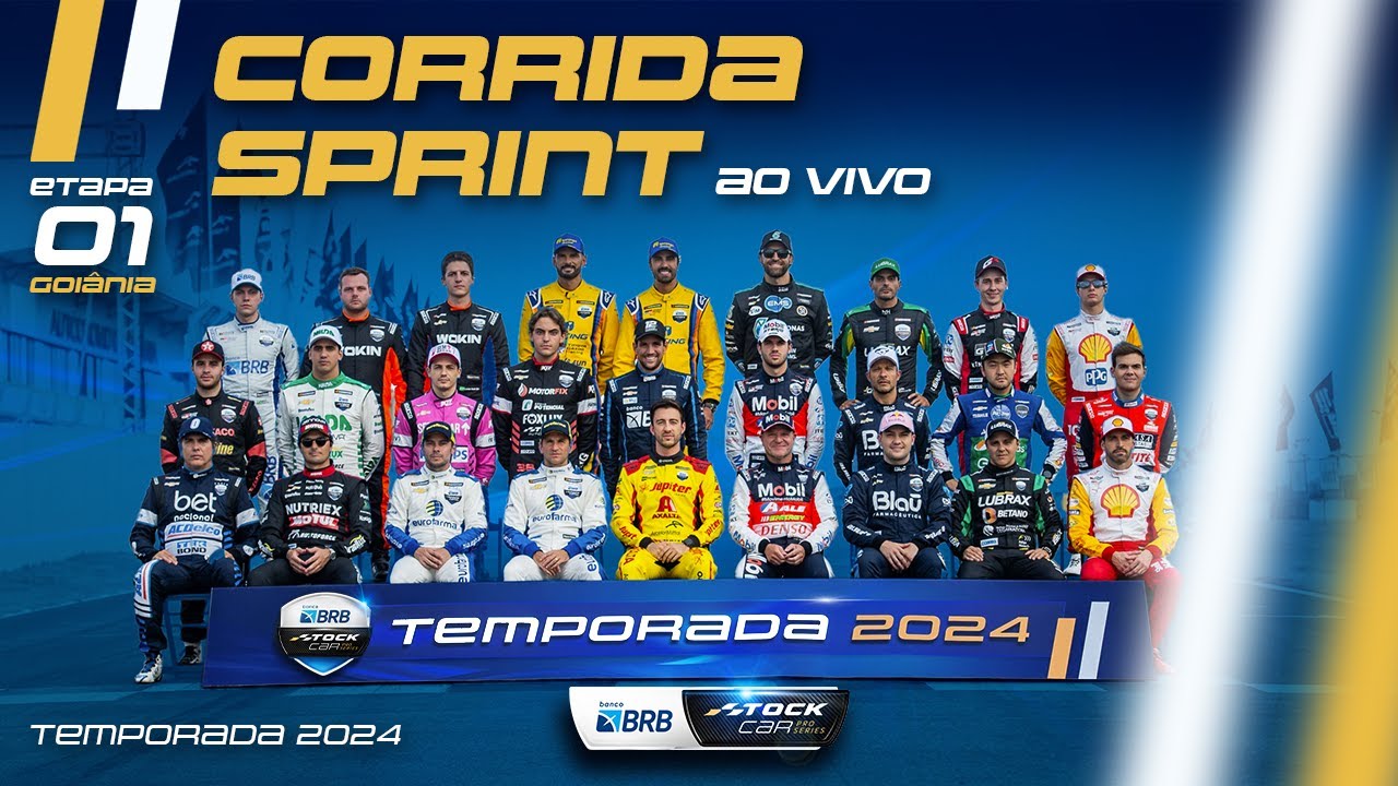 STOCK CAR 2024 AO VIVO | 1ª ETAPA - CORRIDA SPRINT - GOIÂNIA, GO