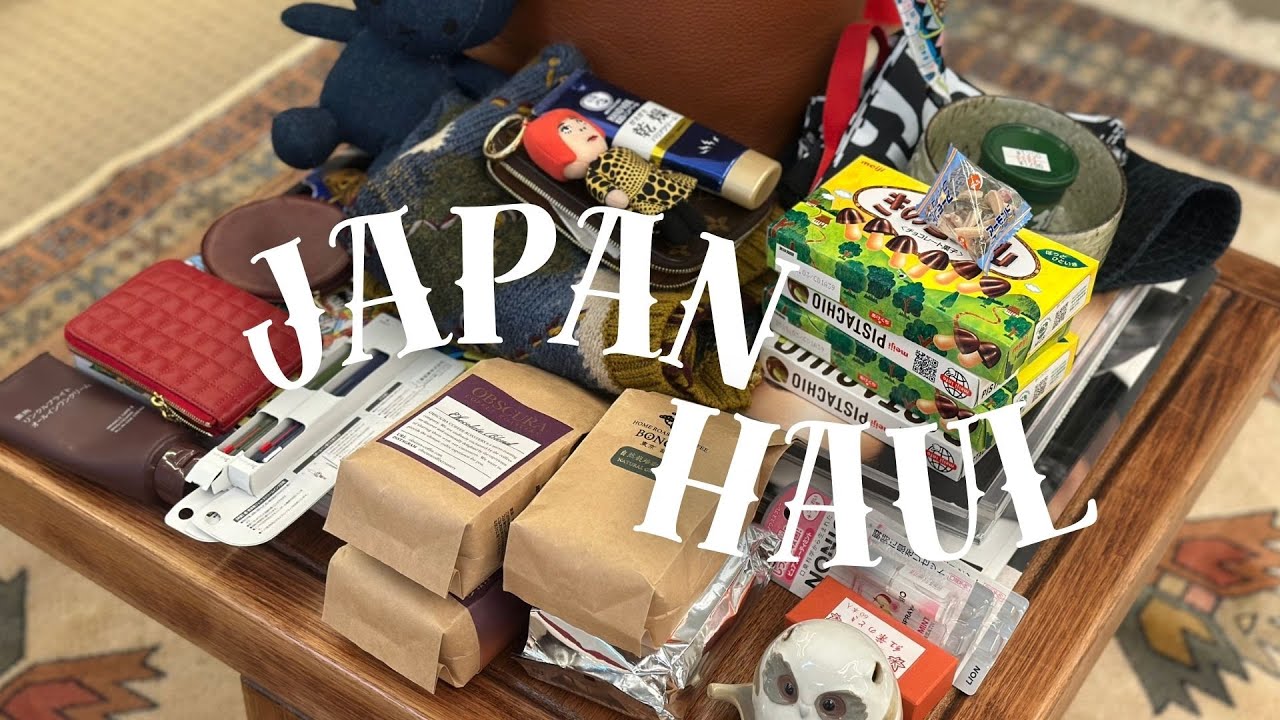 Reviewing all the things I got in Japan | JAPAN HAUL 2024