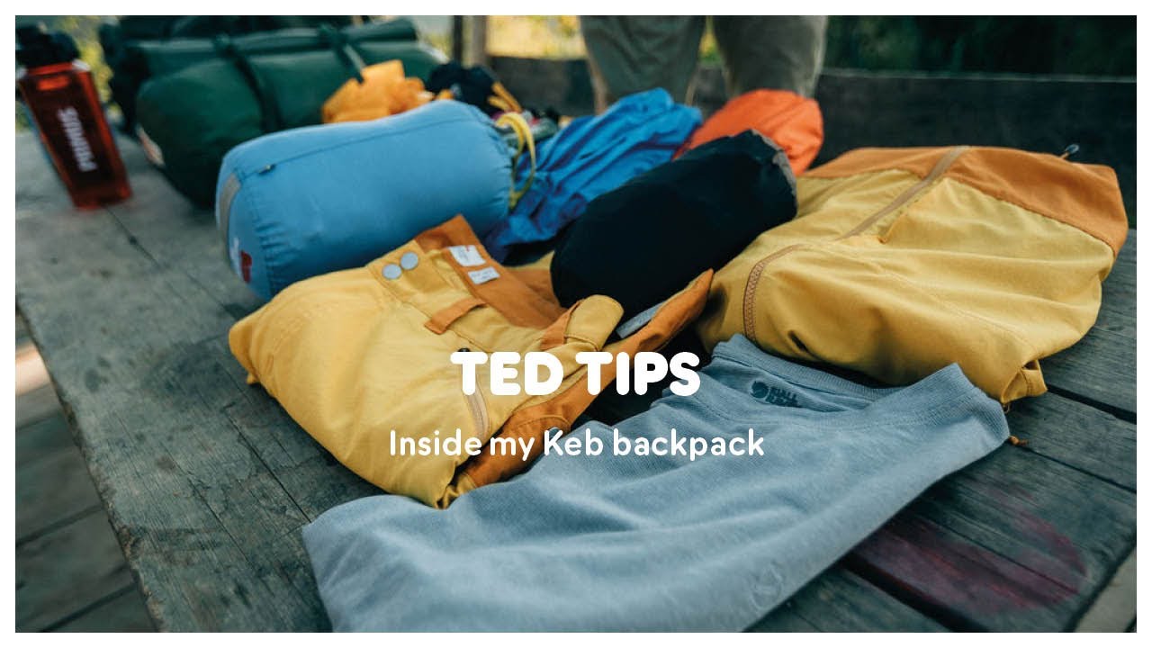 Inside my Keb backpack | Ted tips | Fjällräven