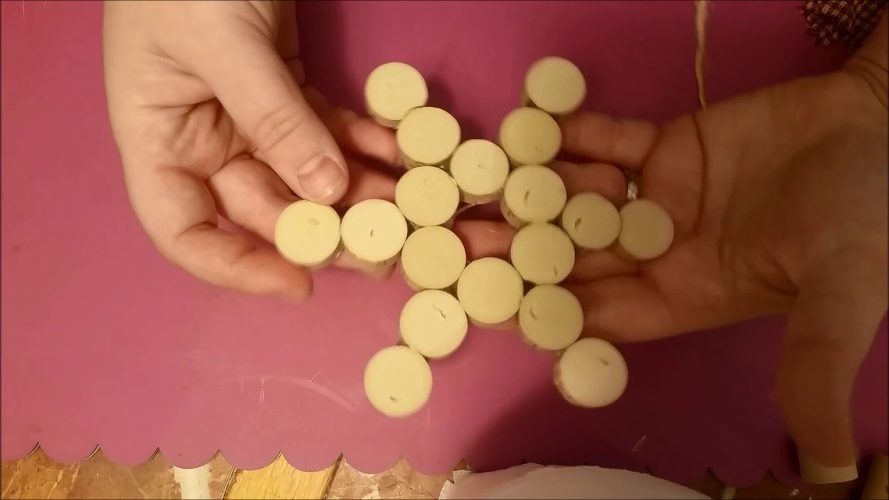 wine cork ornaments (full length tutorial)