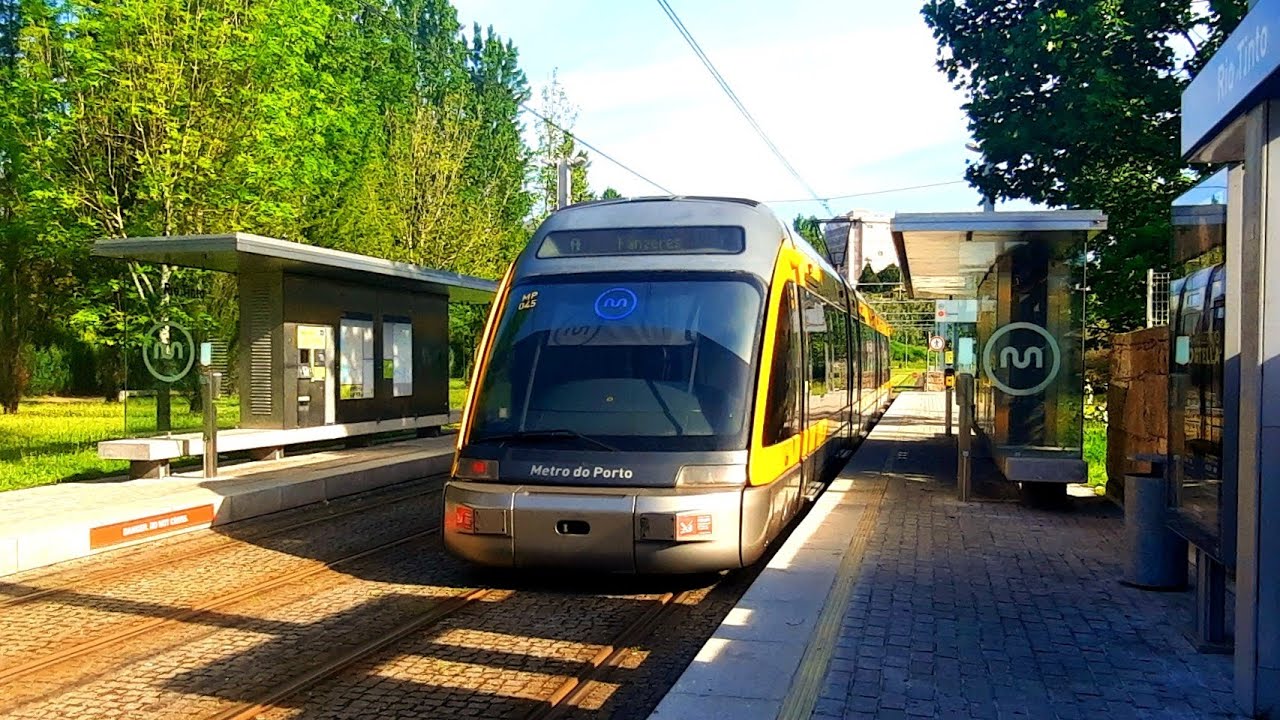 Viagem no Metro do Porto em primeira pessoa - Sra da Hora Até Rio Tinto