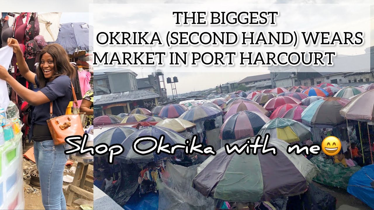 THE BIGGEST THRIFT(second hand) wears Umbrella market in Port Harcourt Nigeria 🇳🇬|| Shop with me😄