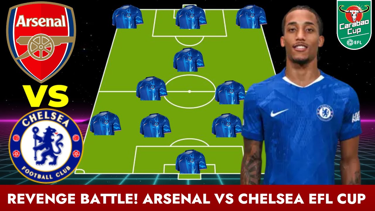REVENGE BATTLE! 🔥 ARSENAL VS CHELSEA STRONGEST PREDICTED XI ft JOÃO PEDRO | EFL CUP SEMI FINAL 2026