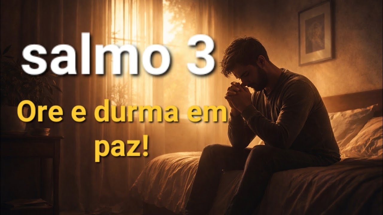 ORAÇÃO DA NOITE COM SALMO 3 🙏 Durma em Paz Mesmo Cercado de Problemas