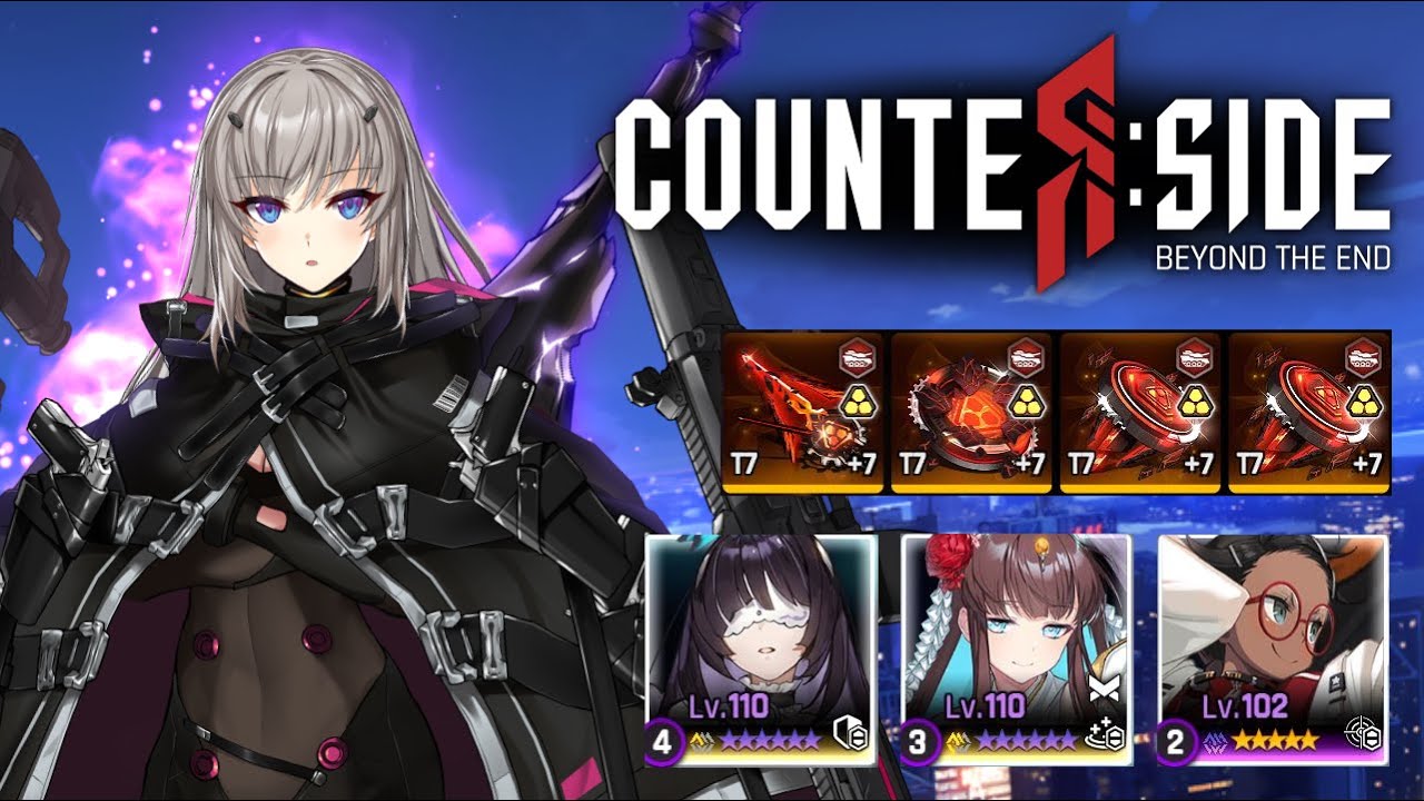 Using Awakened Seo Yoon in Challenger 1 - Anti-Counter DMG Flame Relic Set 「Counter:Side Global PvP」