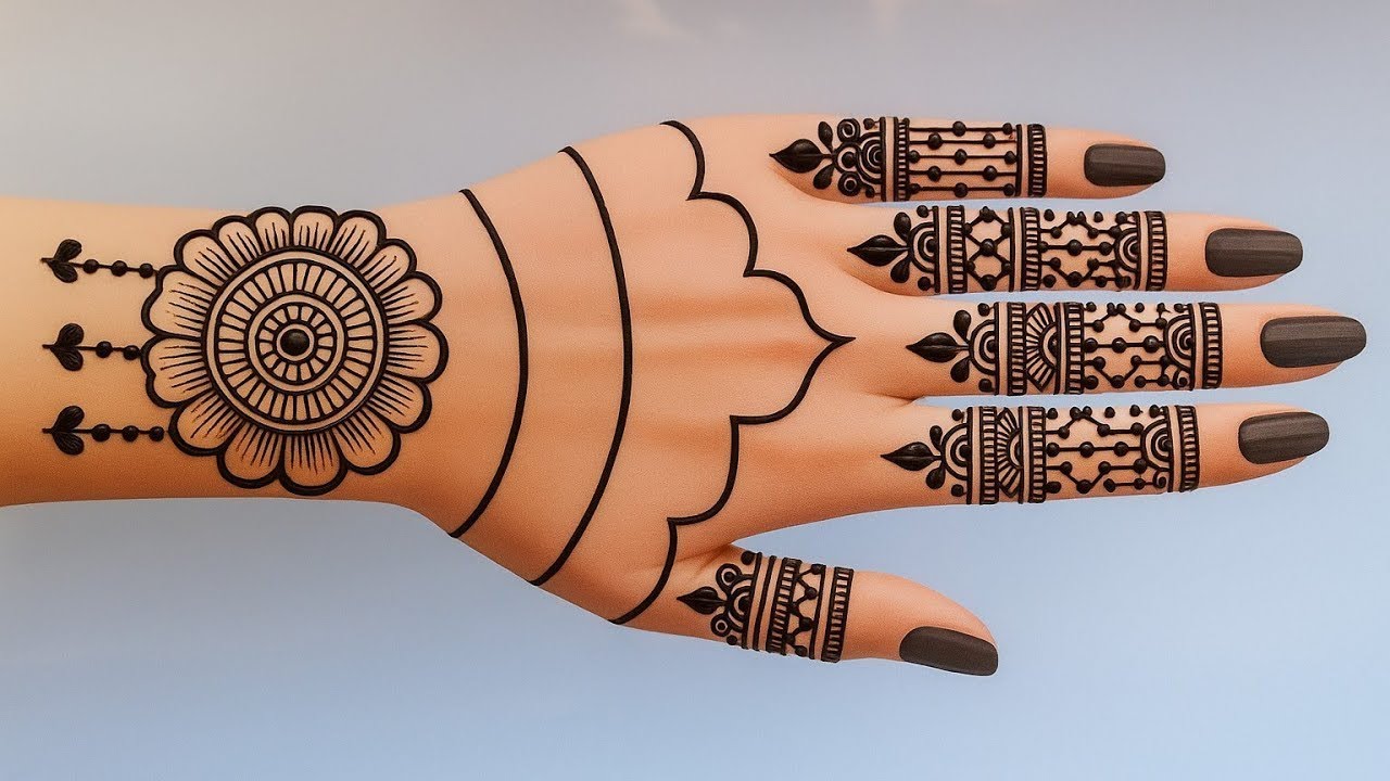 New Eid Special Easy And Quick Mehndi Design |Simple Mehndi Design Back Hand | Stylish Mehndi Design