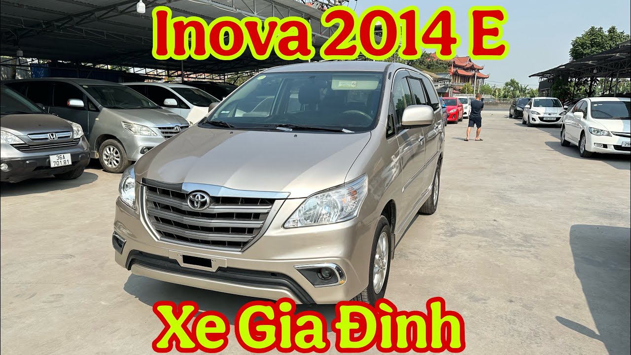Toyota Inova 2014 MT xe gia đình bản đủ…xe đẹp zin không lỗi…0965892335