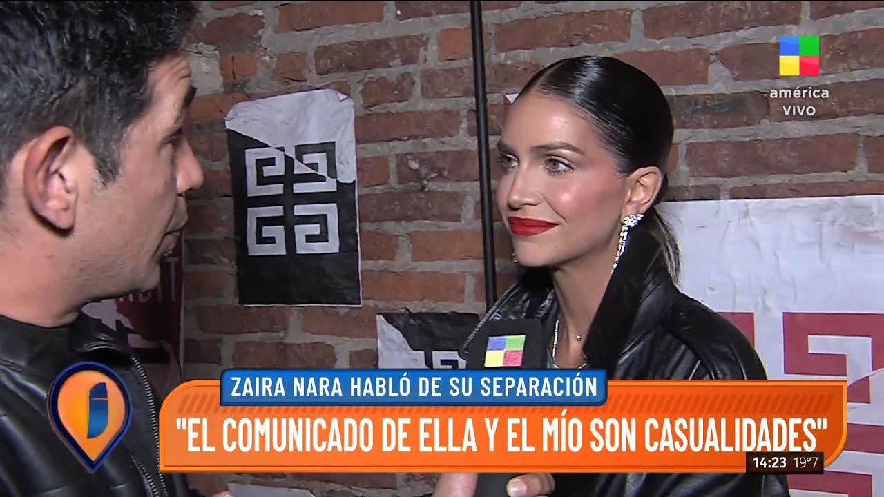 🌟 Zaira Nara habló de su separación de Jakob Von Plessen: 