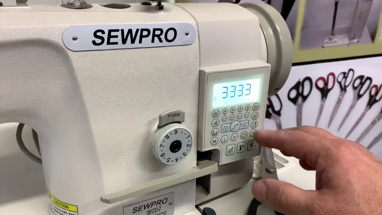 SEWPRO 0617D-7 walking foot sewing machine