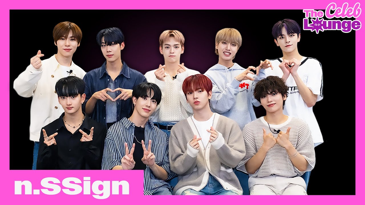 [EN/JP] n.SSign plays ‘Guess the word together’ game!🤩｜The Celeb Lounge