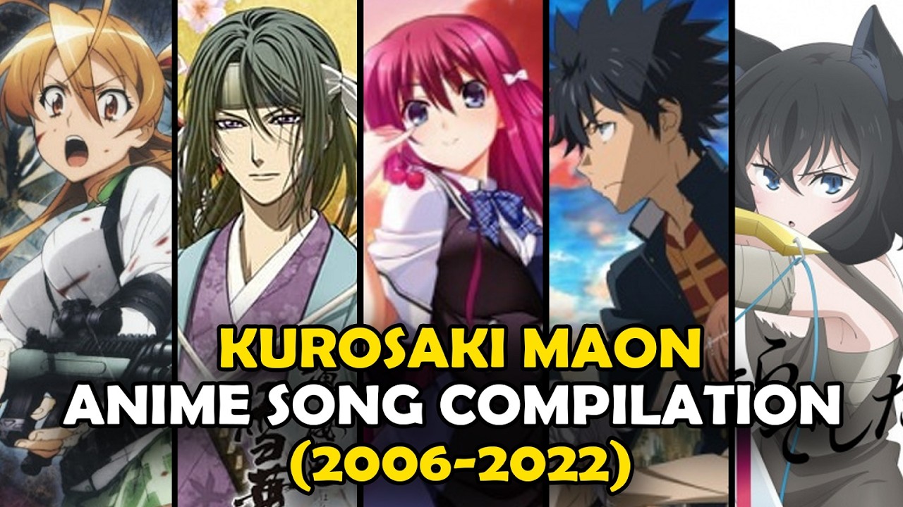 【黒崎 真音】 Kurosaki MAON / ALTIMA Anime Song Compilation (2006-2022)