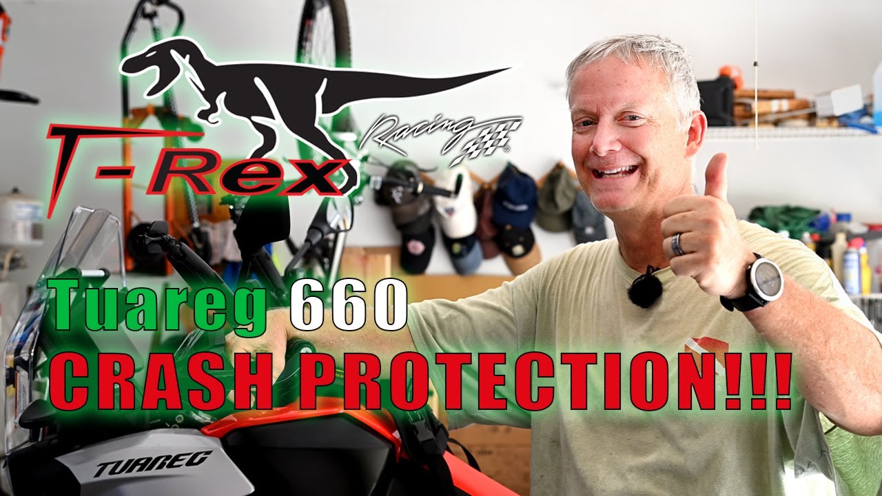 BEST CRASH PROTECTION?!?  T-Rex Racing Engine Guards, Bash Plate, Center Stand, and Luggage Rack