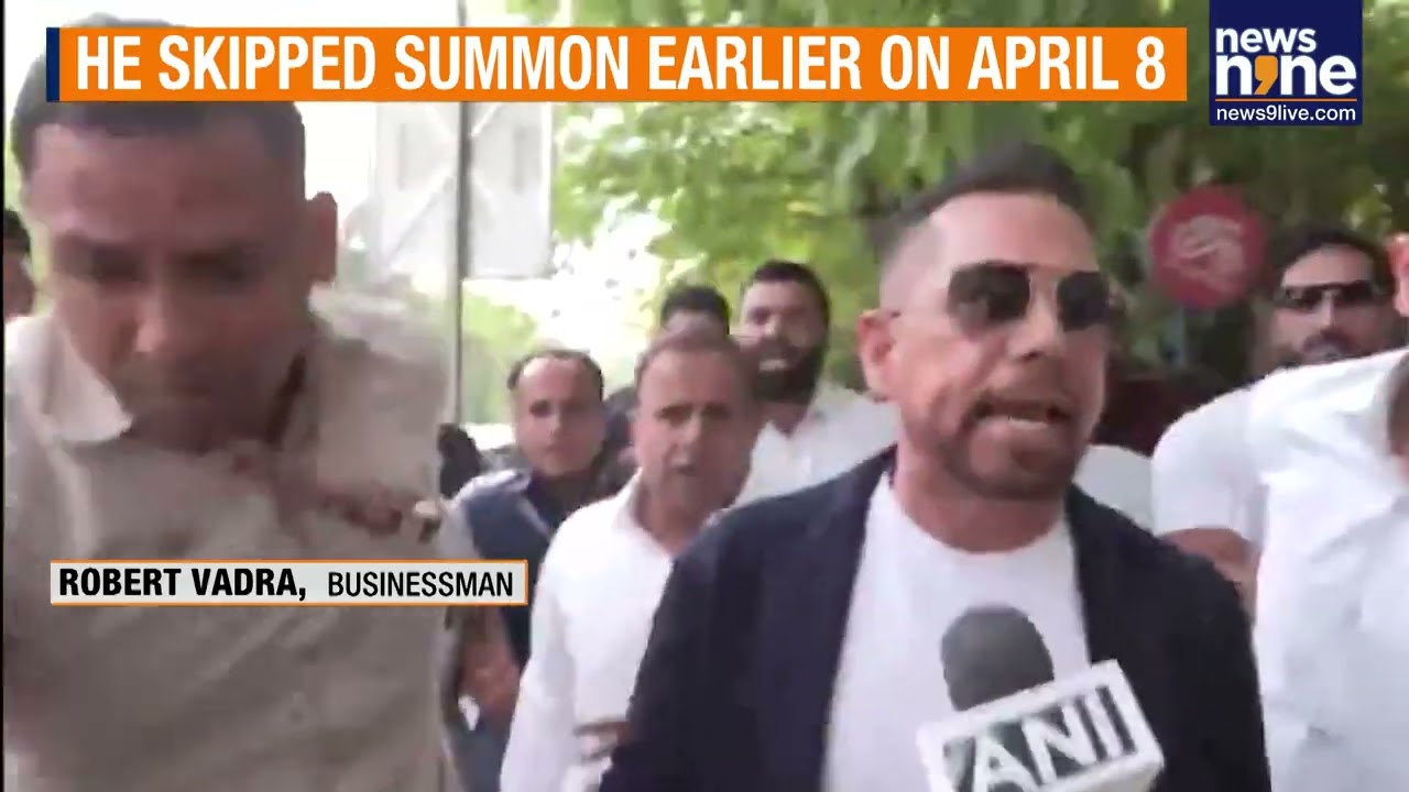 Robert Vadra Faces ED Interrogation in Gurugram Land Case, Alleges Political Vendetta | News9