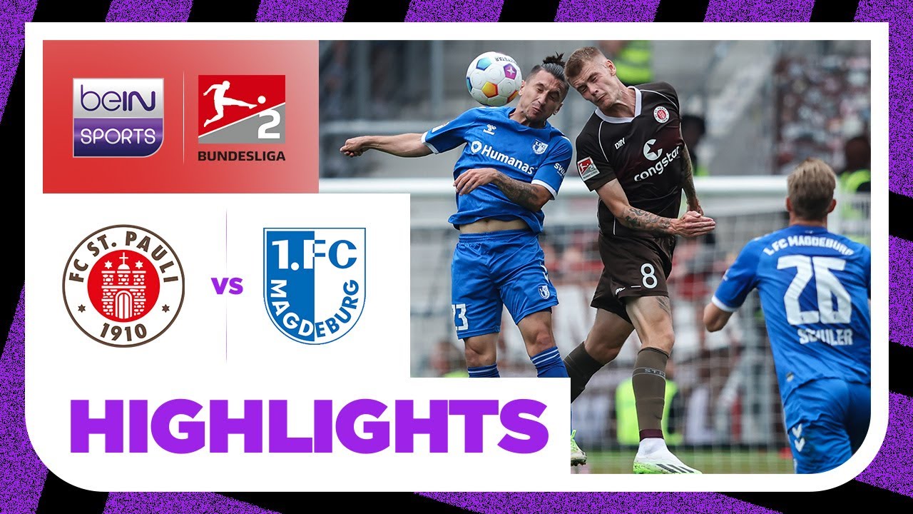 St Pauli vs  FC Magdeburg | 2. Bundesliga 23/24 | Match Highlights