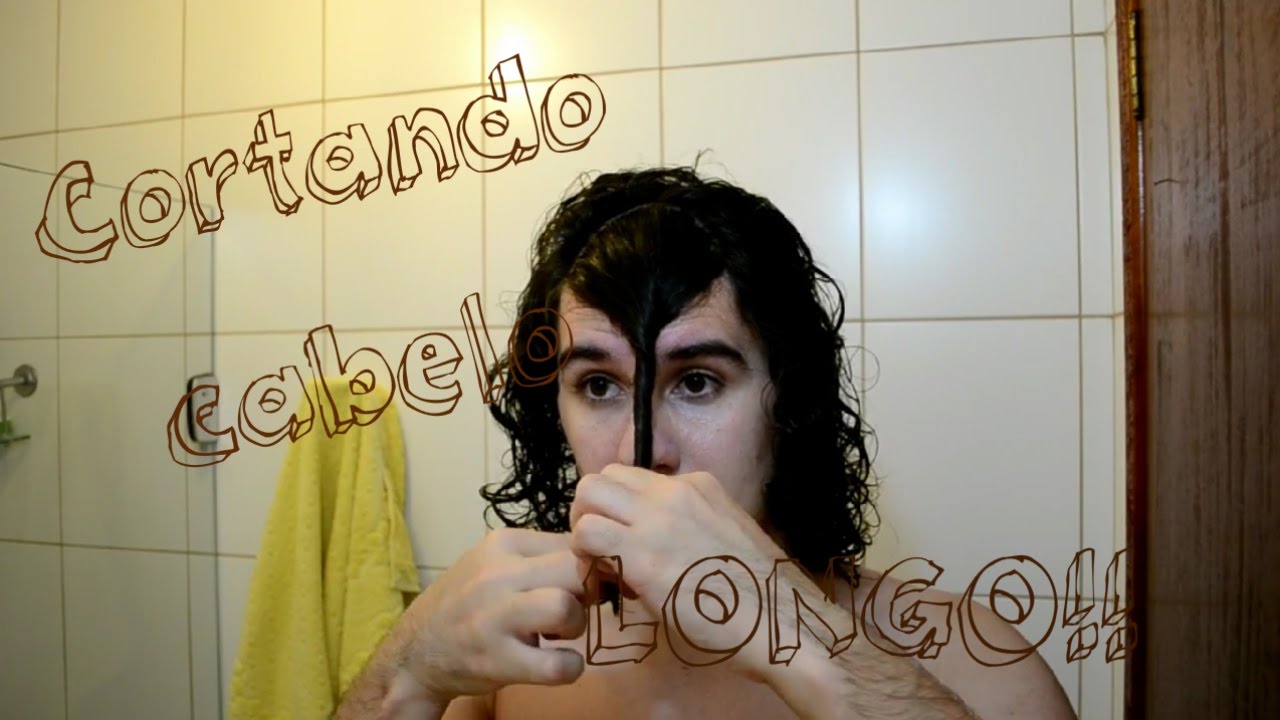 Corte para cabelo longo masculino!!