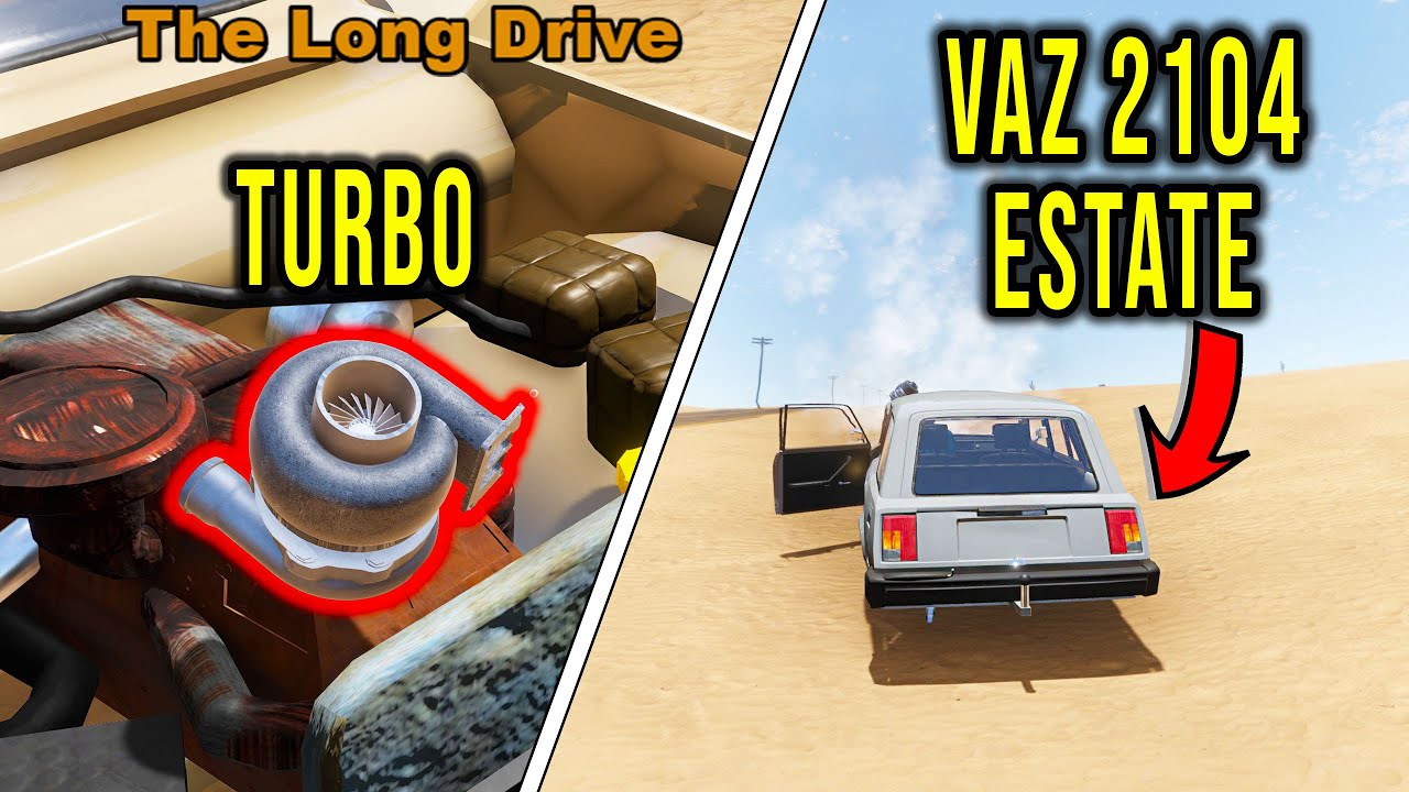 TURBO - VAZ 2104 RIVA ESTATE - The Long Drive Mods #9 | Radex
