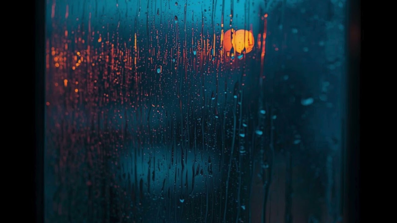 夜の窓を打つ静かな雨音｜心を整える睡眠導入【2時間】 Calm Rain on a Night Window │ Relaxing Sleep Sounds【2 Hours】