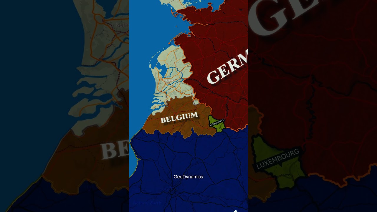 Luxembourg's GeoGraphy Explained #history #geography #map #germany #france #luxembourg #belgium #usa