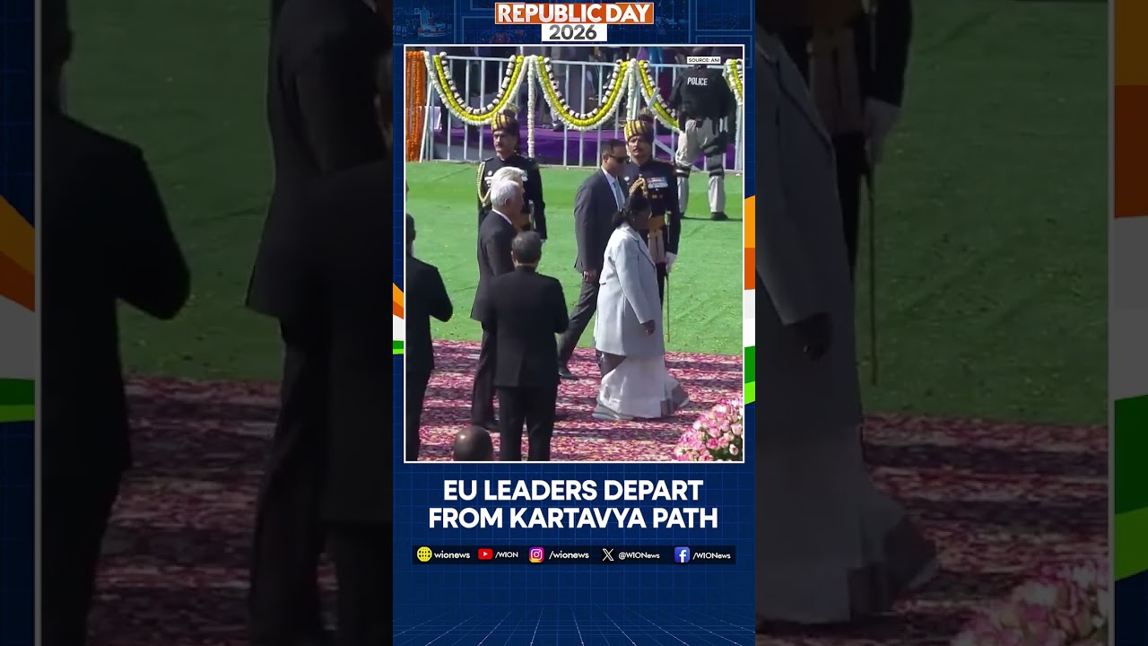 Republic Day 2026: President Murmu With EU Leaders Departs Kartavya Path | WION