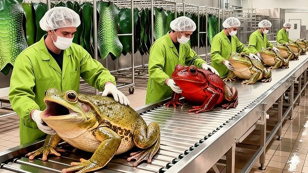 Inside a Frog Leather Factory | Exotic Skins to Luxury Items (Full Process) | Process Vision