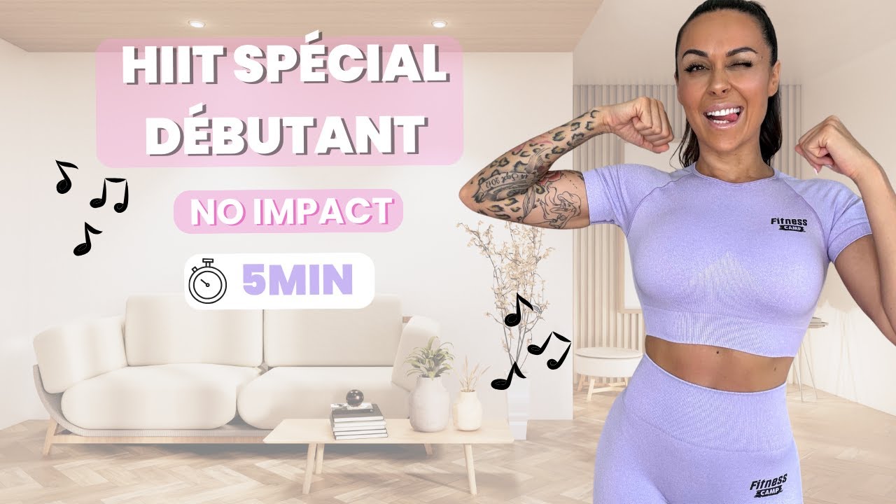 5 MIN HIIT SANS IMPACT 🔥