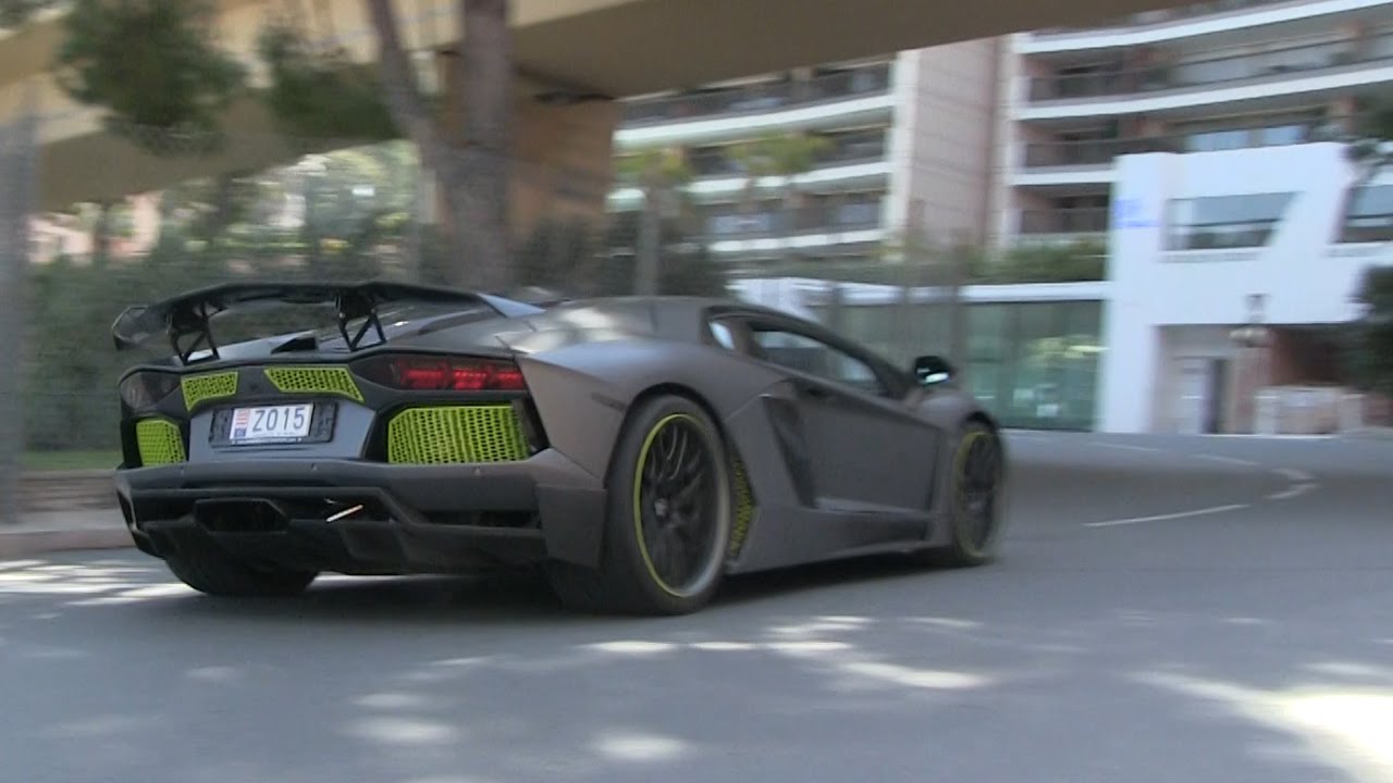 Lamborghini Aventador Hamann Nervudo cruising in Monaco | LOVELY SOUND!