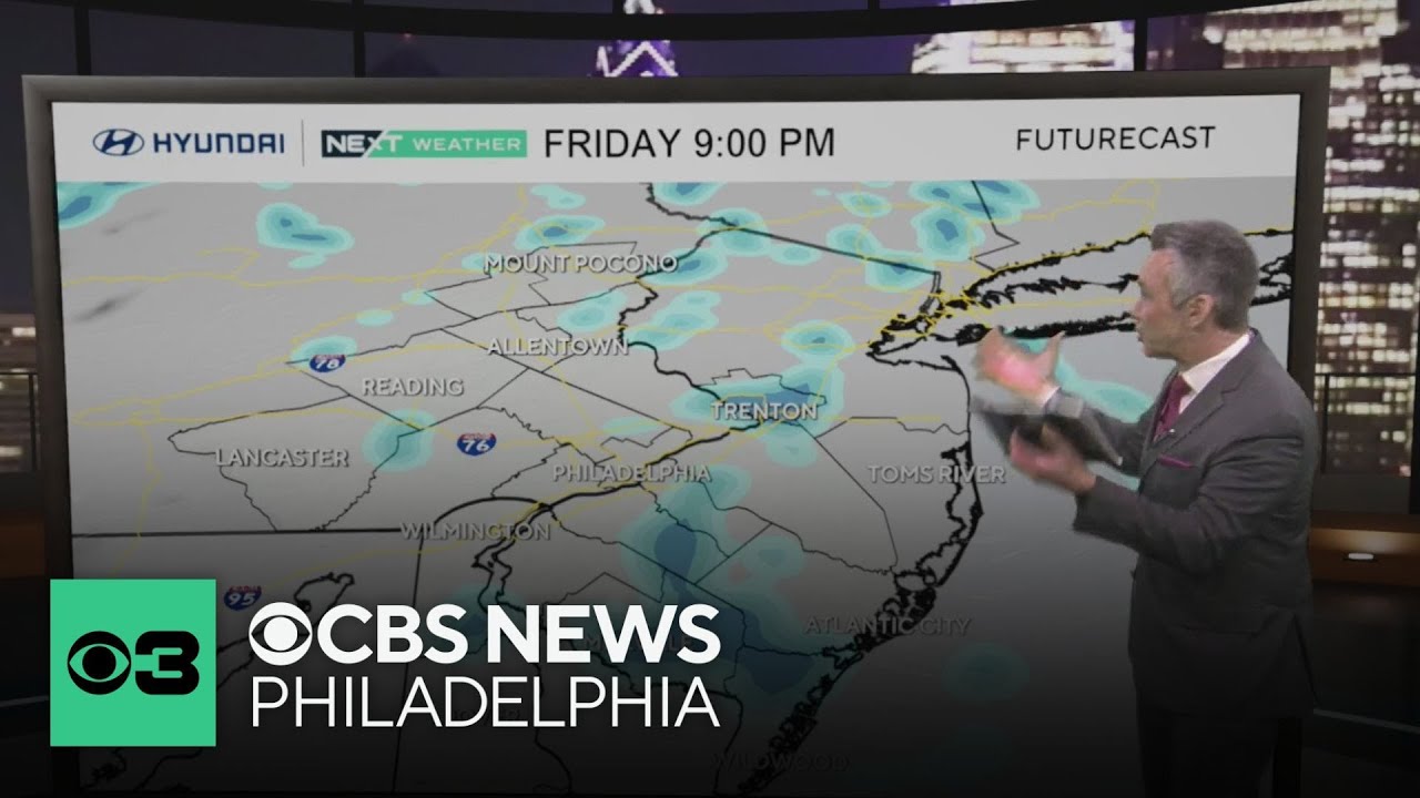 Partly cloudy Wednesday night in Philadelphia region, tracking potential for snow