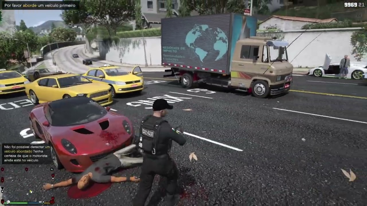 ABORDAGEM TERMINA EM TIROTEIO GTA 5 PMERJ