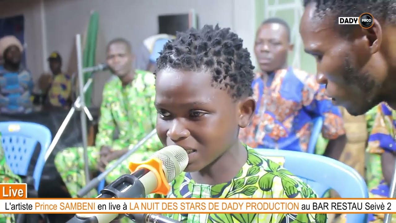 Prince SAMBENI en live à LA NUIT DES STARS DE DADY PRODUCTION au BAR Seivè 2