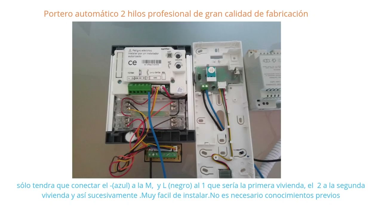 Portero autom&aacute;tico de 2 hilos  citymax  digital
