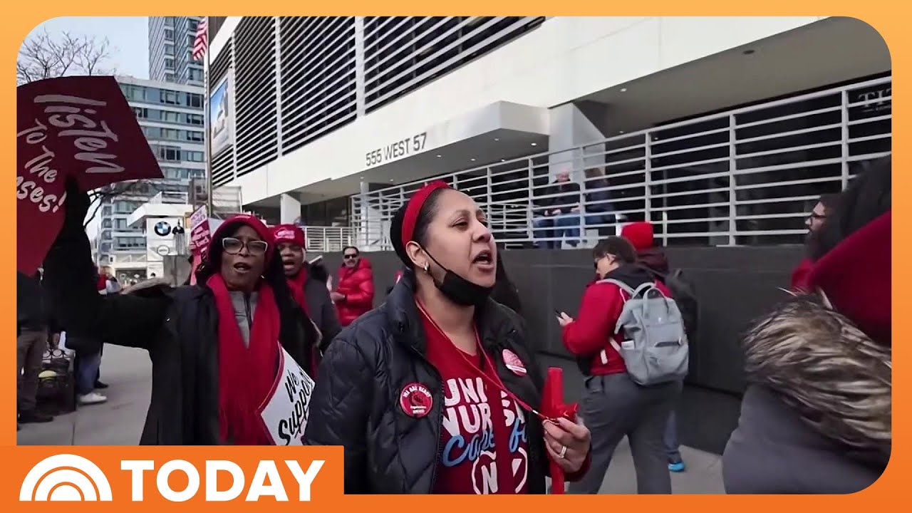 Nurses in 3 Hospital Systems in New York Go On Strike
