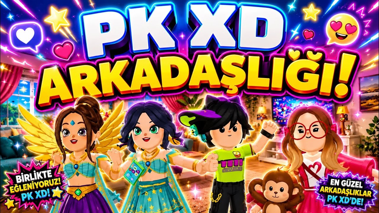 PK XD Arkadaşlıkları🤝|| Oyunda Arkadaş Olduk!