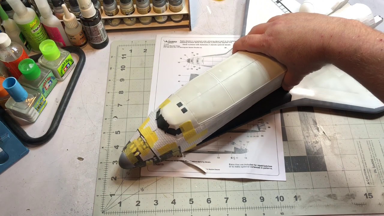 Monogram 1/72 Space Shuttle Part 4: Finishing the Orbiter