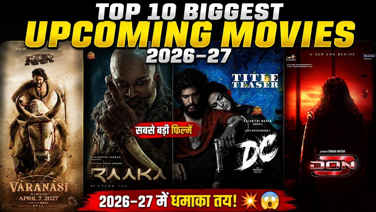 July to August 2026 : Top 10 upcoming biggest indian movies 💥 | Bollywood & sauth upcoming films