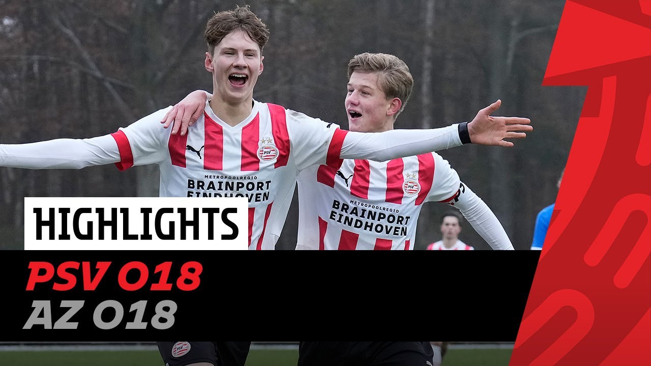 PSV O18 pakt het WINTERKAMPIOENSCHAP met winst in topper! ❄🥇 | Highlights PSV O18 - AZ O18