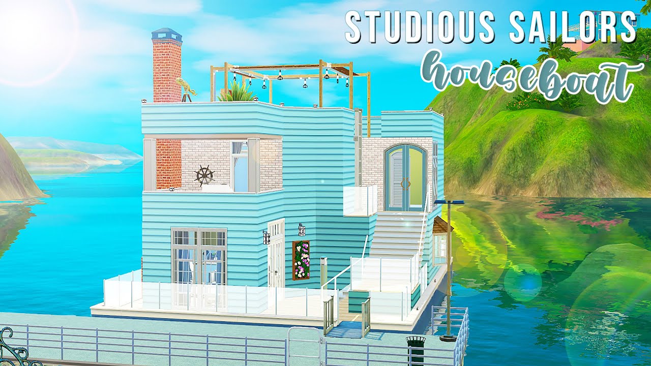 Прилежные моряки ⛵ // Скоростная постройка плавучего дома в The Sims 3