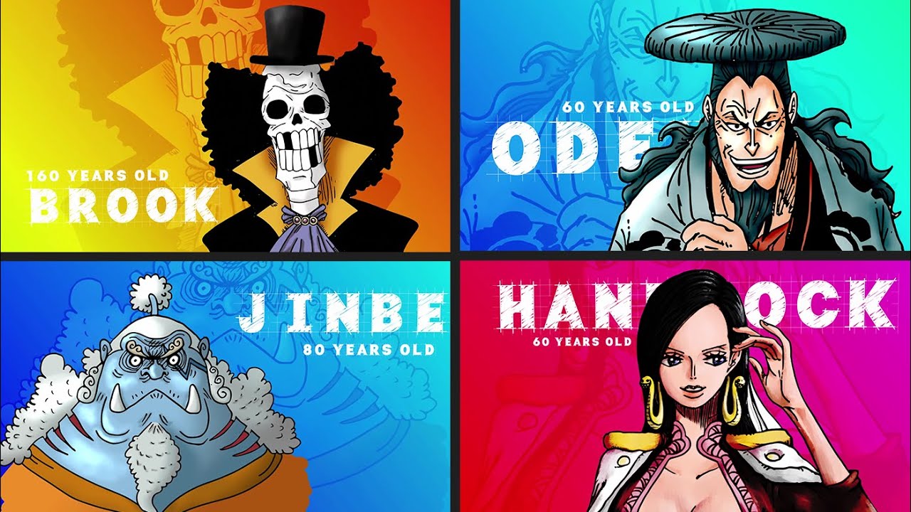 One Piece But They're 60 Years Old!!? (44 Characters)