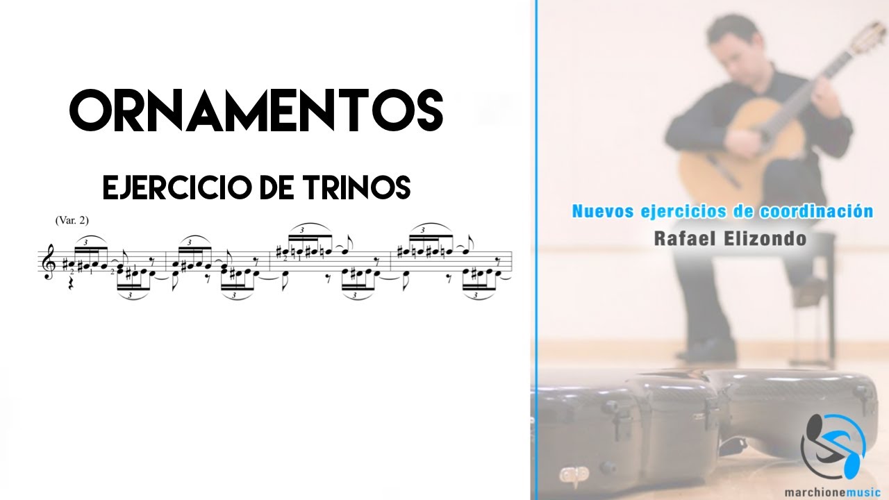 🎸ORNAMENTOS- Video libro de TÉCNICA👉TRINOS  #rafaelelizondo Clases de Guitarra
