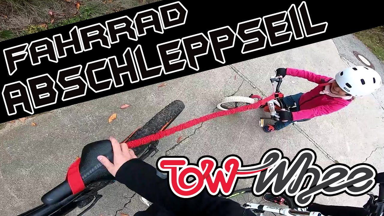 Shuttle gefällig? Geniales Fahrrad Abschleppseil für Kinder und Erwachsene von TowWhee im Praxistest