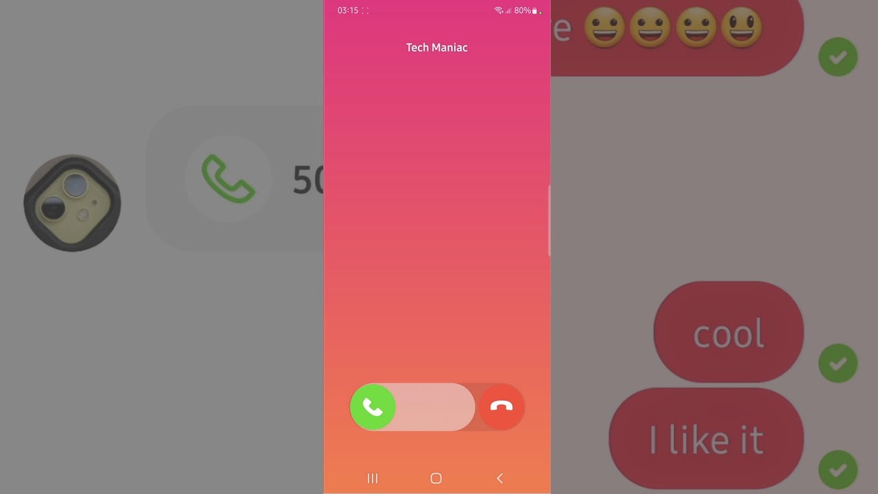 JusTalk App Incoming Voice & Video Calls, Ringtone & Chat (Samsung S22, Android 12)