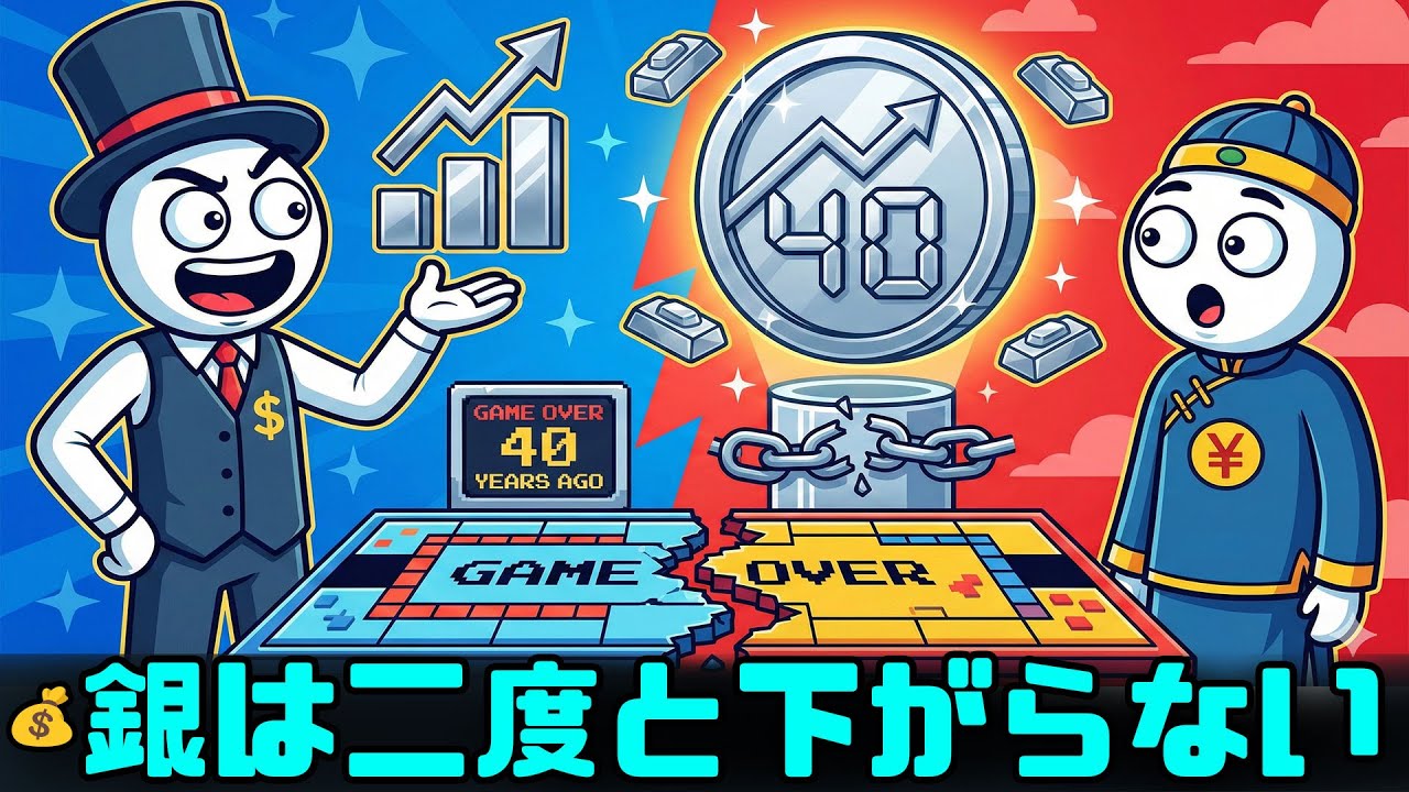 ⚔️ 米国 vs 中国:40年前に終わったゲーム。なぜ銀は二度と安くならないのか?