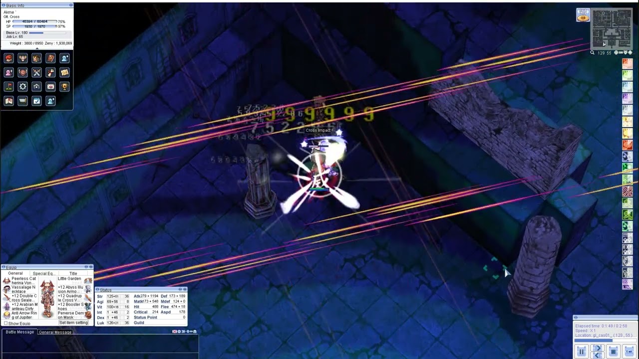 (no ads) [IRO] GX - Dual Weapon Cross Impact Easy Setting gears