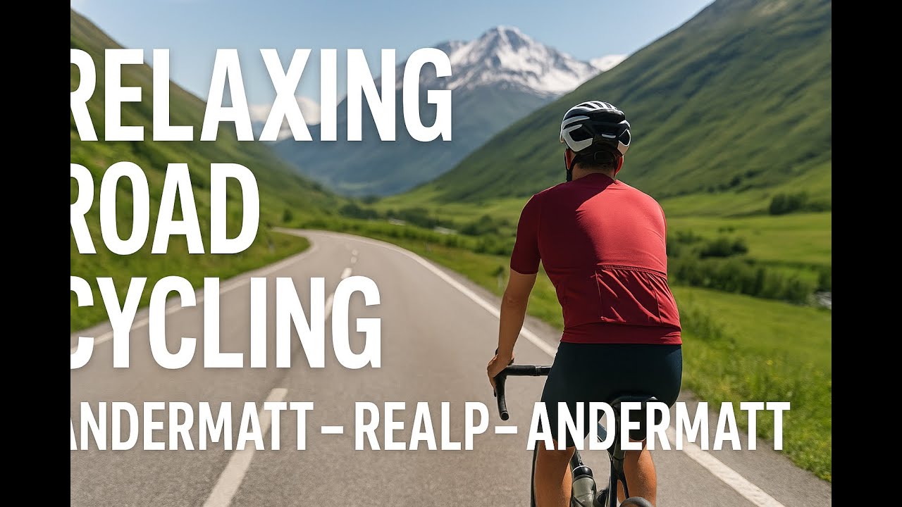Relaxing Road Cycling Loop in the Swiss Alps / Andermatt to Realp  2025