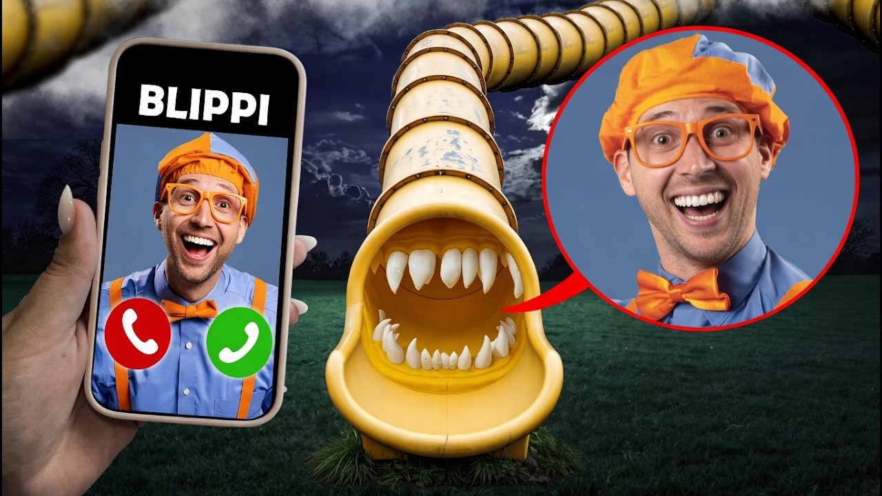 SLIDE EATER против BLIPPI.EXE – Кто выживет на детской площадке в 3 часа ночи?!