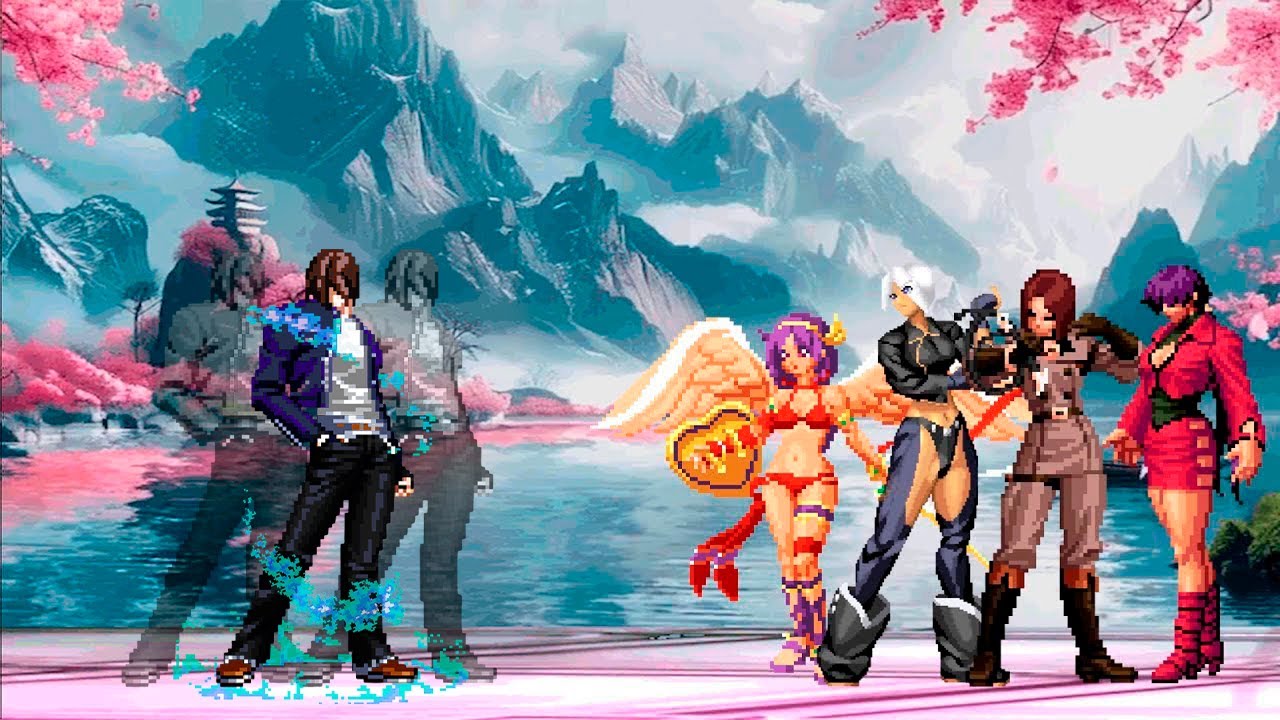 [KOF Mugen] Neo Kyo vs Super Girls Team