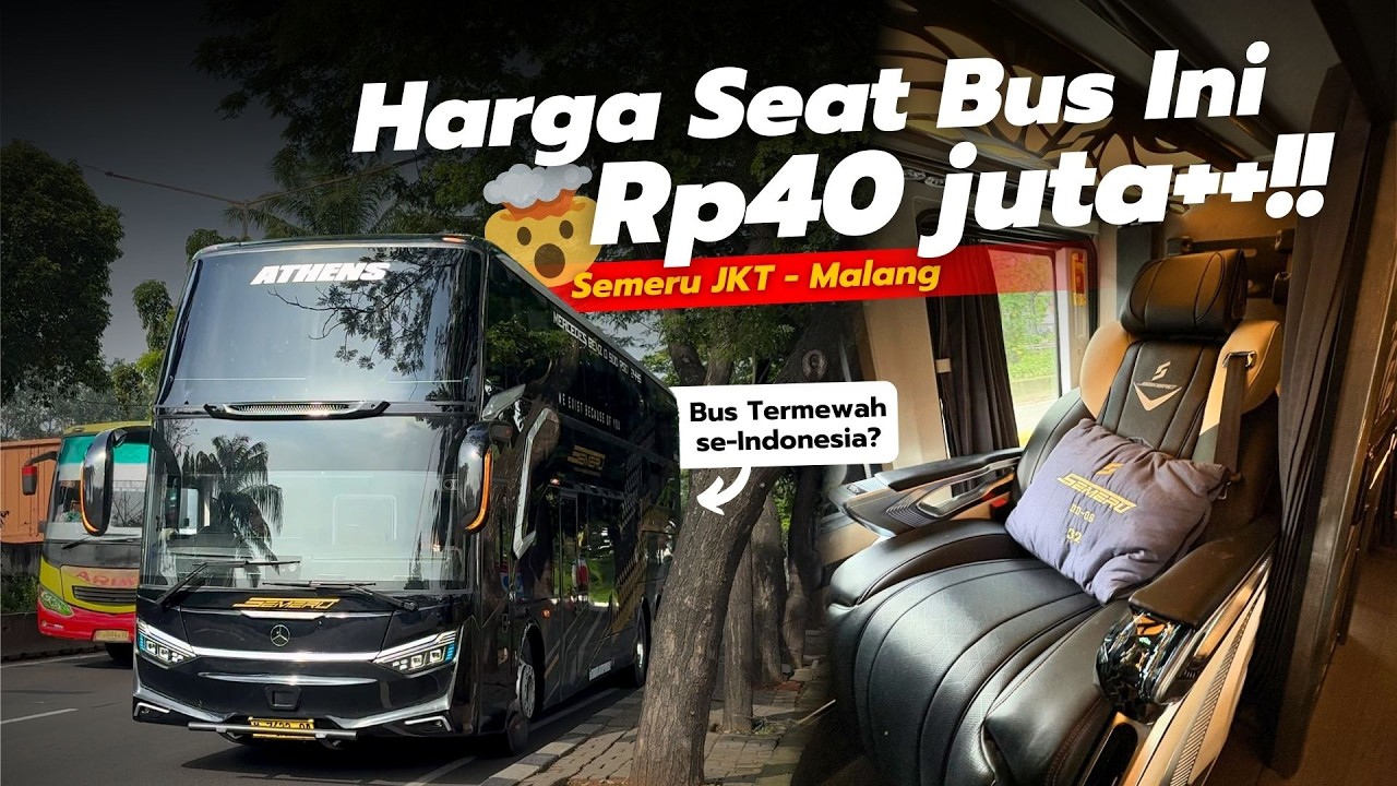 BUS INI NGGAK MASUK AKAL MEWAHNYA ‼️🤯 Line Perdana Semeru Double Decker Combi Jakarta - Malang
