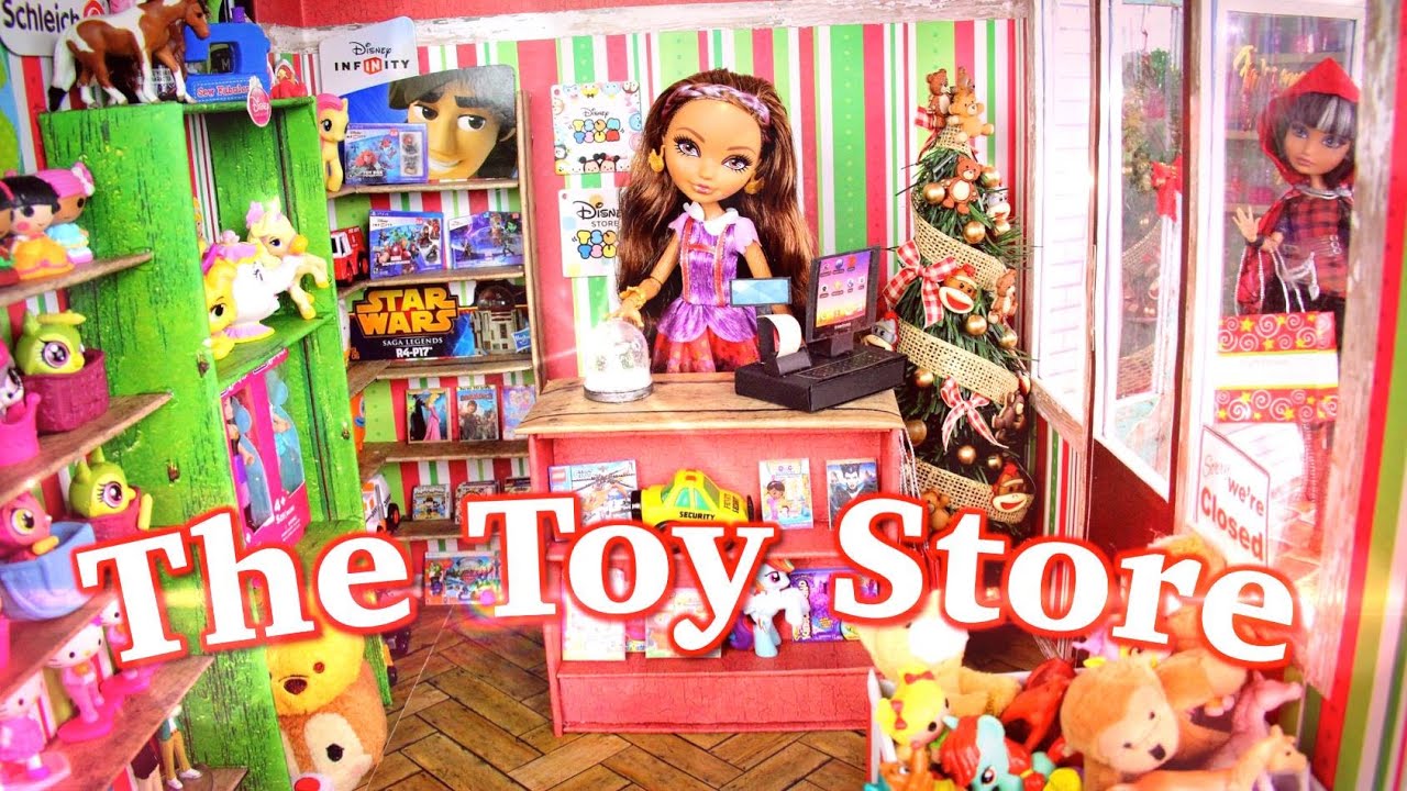 DIY - How to Make: Doll Toy Store - CHRISTMAS - Handmade - Doll - Crafts