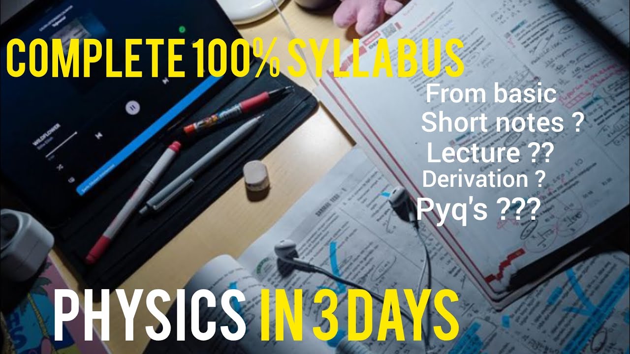 HOW I COMPLETED 100% PHYSICS IN 3 DAYS 🔥|class 12th boards CBSE|