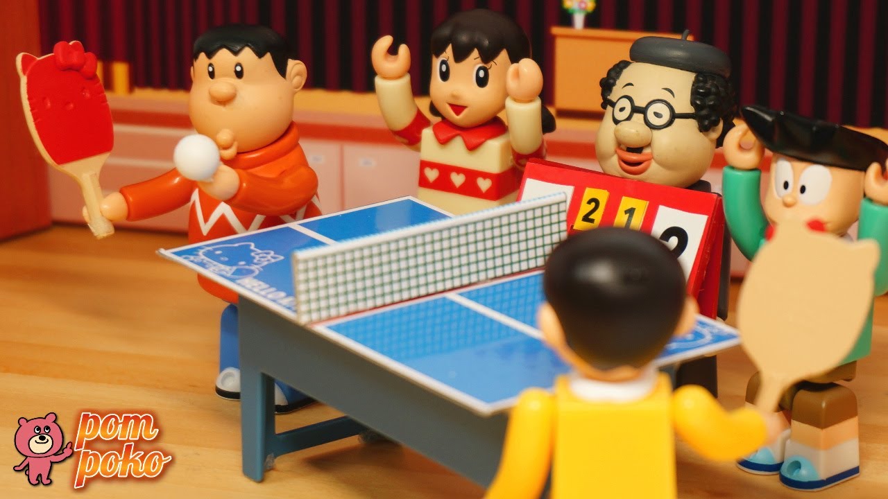 【StopMotion】体育の授業は卓球で勝負！ / Play table tennis!